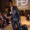 HEED NYC Men's Black Leather Jumpsuit