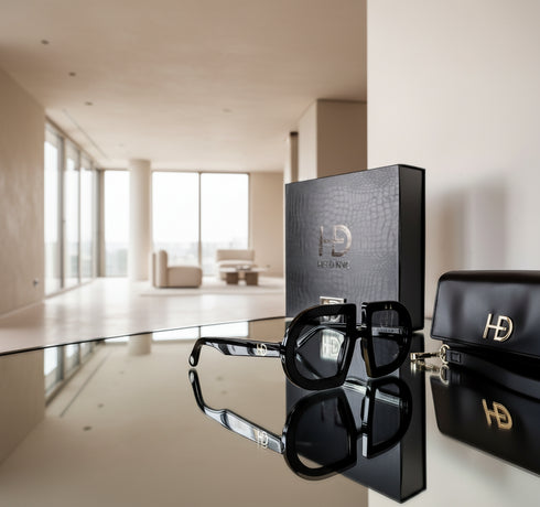 HEED NYC Luxury Black Frame "Coal Tint" Eyewear