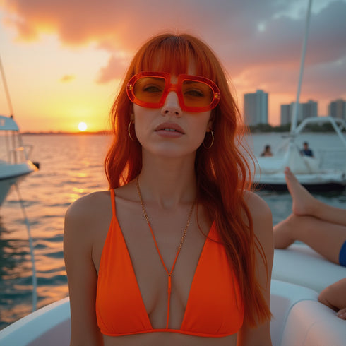 HEED NYC VIBE Mandarino Luxury Eyewear