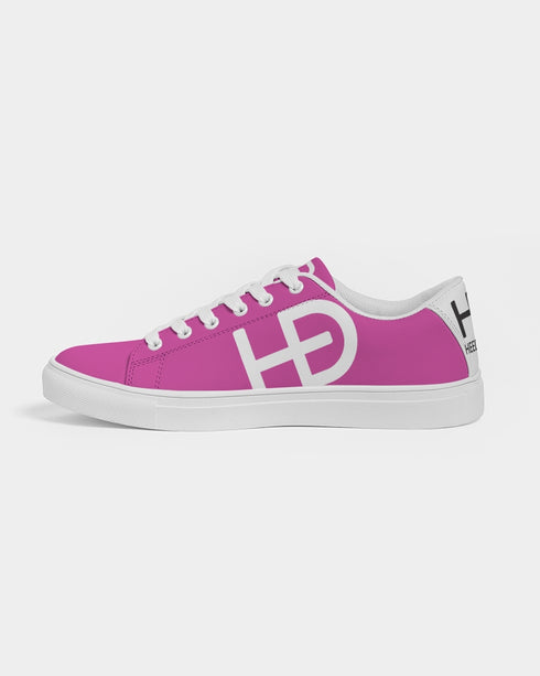 HEED NYC Women's Classic Hot Pink Vegan Leather Sneaker