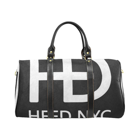 HEED NYC Men's White & Black Sneaker & Mini Duffle Bag Combo