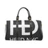 HEED NYC Men's White & Black Sneaker & Mini Duffle Bag Combo