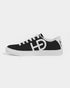 HEED NYC Women's Classic Black & White Vegan Leather Sneakers