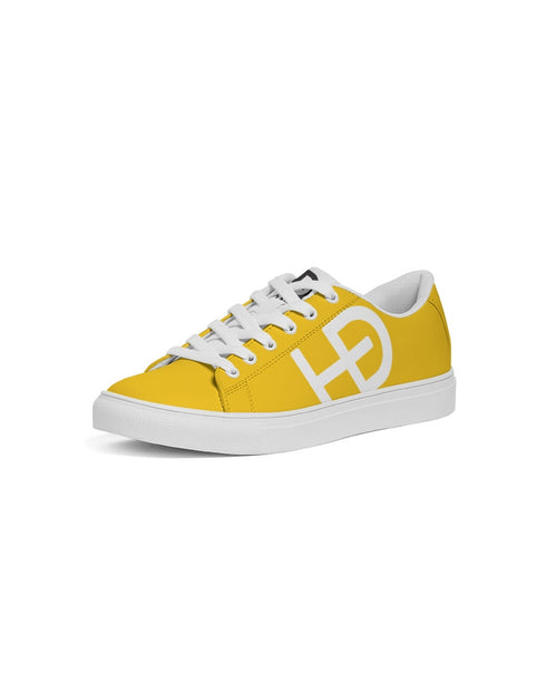 HEED NYC Men's Classic Cab Yellow Vegan Leather Sneaker