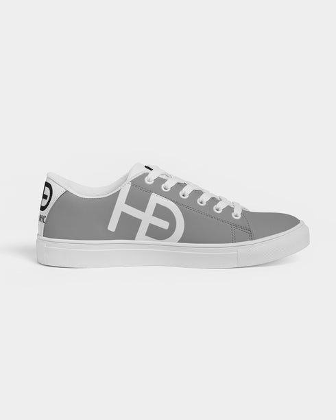 HEED NYC Women's Classic Champagne Gray Vegan Leather Sneakers