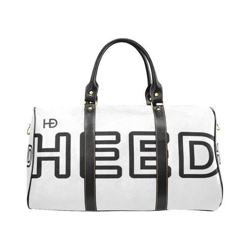 HEED NYC OTL White & Black Mini Duffle Bag