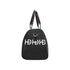 HEED NYC Classic Black & White Mid Multi-Logo Large Duffle Bag