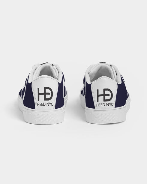 HEED NYC Men's Classic Royal Blue Vegan Leather Sneaker