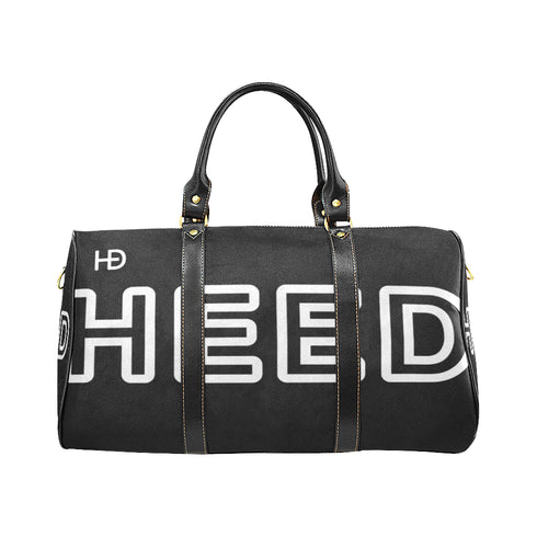 HEED NYC OTL Black & White Mini Duffle Bag