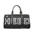 HEED NYC OTL Black & White Mini Duffle Bag