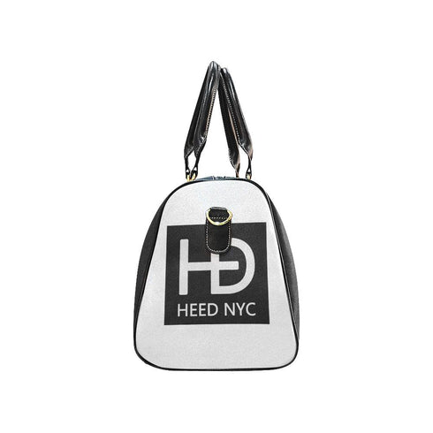 HEED NYC Men's White & Black Sneaker & Mini Duffle Bag Combo
