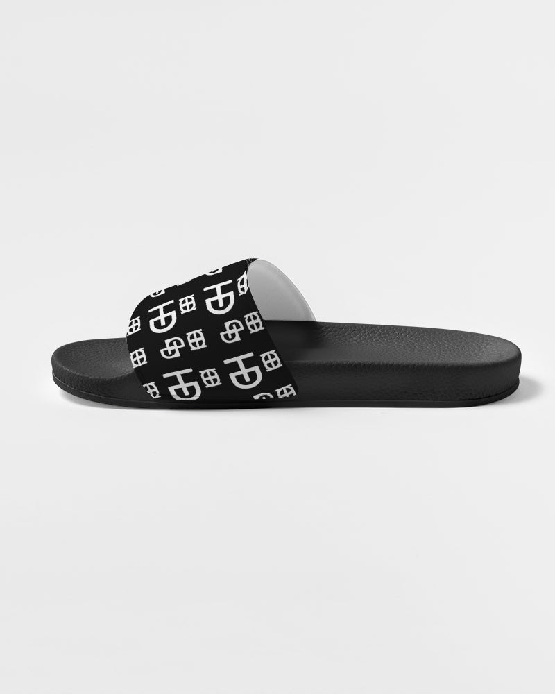 Black and best sale white mcm slides