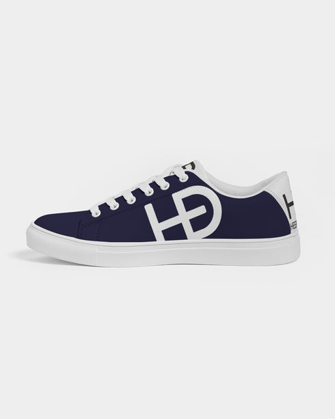 HEED NYC Men's Classic Royal Blue Vegan Leather Sneaker