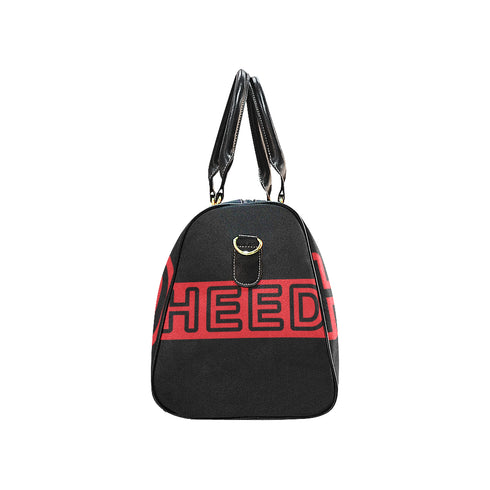 HEED NYC OTL Black & Red Mini Duffle Bag
