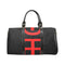 HEED NYC Classic Black & Red Large Duffle Bag
