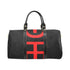 HEED NYC Classic Black & Red Large Duffle Bag