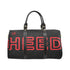 HEED NYC OTL Black & Red Mini Duffle Bag