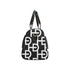 HEED NYC YAYA Black & White Large Logo Mini Duffle Bag