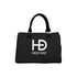 HEED NYC Classic Black & White Boston Bag