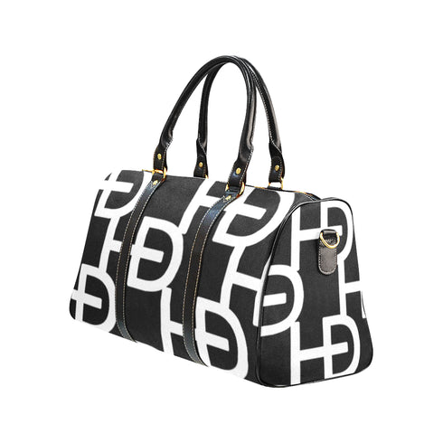 HEED NYC YAYA Black & White Large Logo Large Duffle Bag