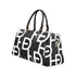 HEED NYC YAYA Black & White Large Logo Large Duffle Bag