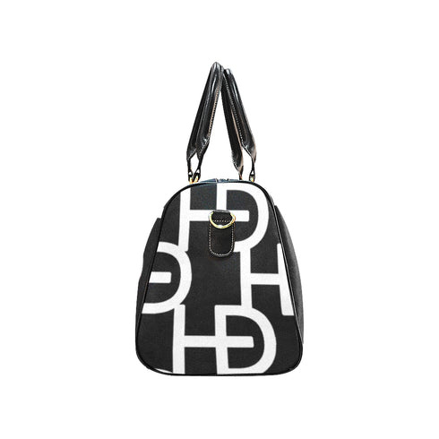 HEED NYC YAYA Black & White Large Logo Large Duffle Bag