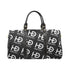 HEED NYC Classic Black & White Monogram Mini Duffle Bag