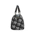 HEED NYC Classic Black & White Monogram Mini Duffle Bag