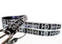 HEED NYC Classic Black & White Genuine Leather "HD" Embossed Belt