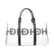 HEED NYC Classic White & Black Multi Logo Large Duffle Bag