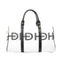 HEED NYC Classic White & Black Multi Logo Large Duffle Bag