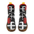 HEED NYC Red, White and Black High Grade Vegan Leather Martin Boot