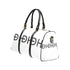 HEED NYC Classic White & Black Multi Logo Large Duffle Bag