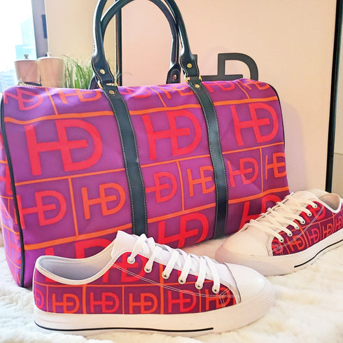 HEED NYC Signature Pink Large Duffle Bag