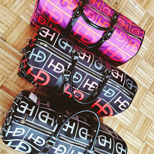HEED NYC Signature Pink Large Duffle Bag