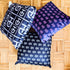 HEED Dècore Classic Black & Purple Throw Pillow