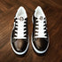 HEED NYC Women's Classic Black & White Vegan Leather Sneakers