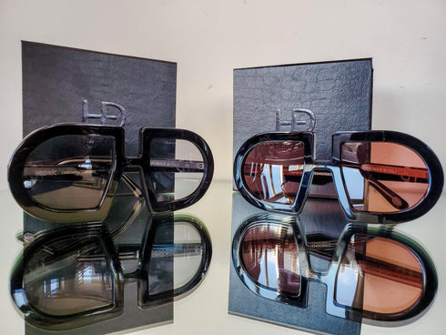 HEED NYC Luxury Black Frame "Rose Tint" Eyewear