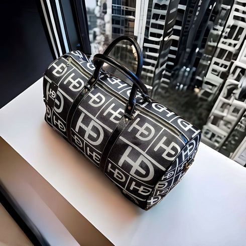 HEED NYC Signature Black Mini Duffle Bag