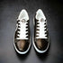 HEED NYC Men's Classic Black & White Vegan Leather Sneaker