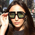 HEED NYC Luxury Black Frame "Green Tint" Eyewear