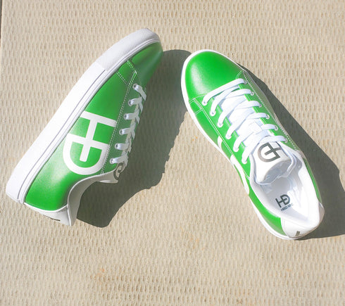 HEED NYC Men's Classic Green Apple Vegan Leather Sneaker