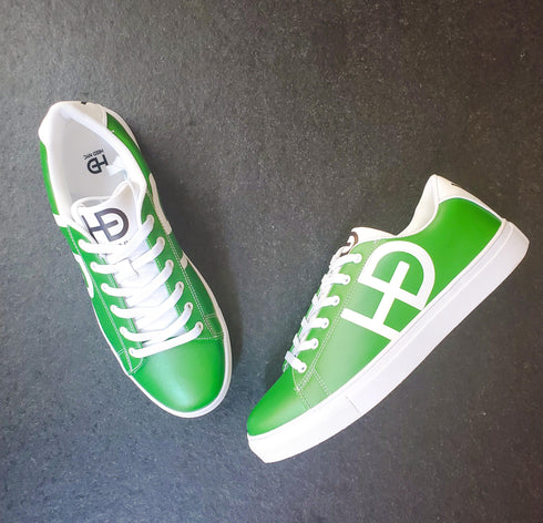 HEED NYC Men's Classic Green Apple Vegan Leather Sneaker