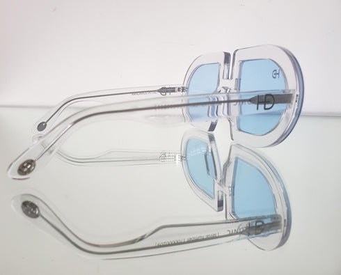 HEED NYC Luxury ICE Frame "Ice Blue Tint" Eyewear