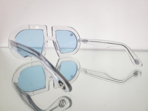 HEED NYC Luxury ICE Frame "Ice Blue Tint" Eyewear