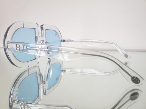 HEED NYC Luxury ICE Frame "Ice Blue Tint" Eyewear