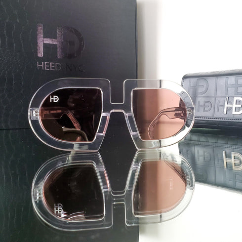 HEED NYC Luxury ICE Frame "Rose Tint" Eyewear