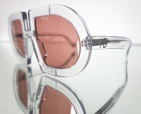HEED NYC Luxury ICE Frame "Rose Tint" Eyewear