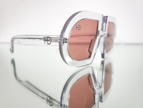 HEED NYC Luxury ICE Frame "Rose Tint" Eyewear