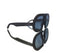 HEED NYC Luxury Black Frame "Blue Tint" Eyewear